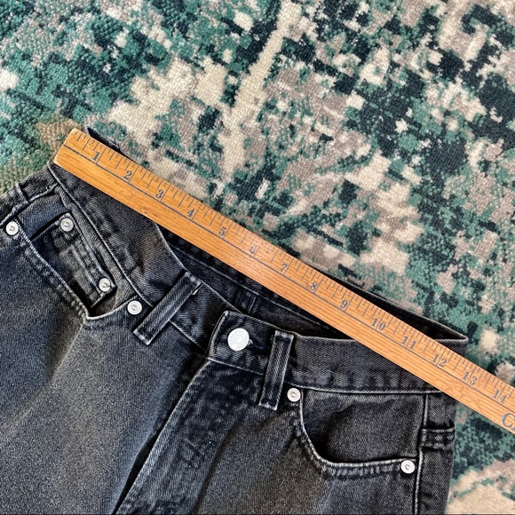 Vintage Tommy Hilfiger High Waist Faded Black Mom Jeans Size 25 Denim Retro - Picture 4 of 13